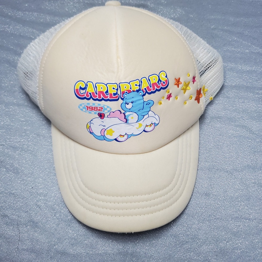 Care Bears 1982 Blue Bear Cloud Mesh Trucker Hat OS‎